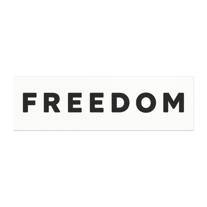 Charlie Kirk Commemorative "Freedom" Car Magnet