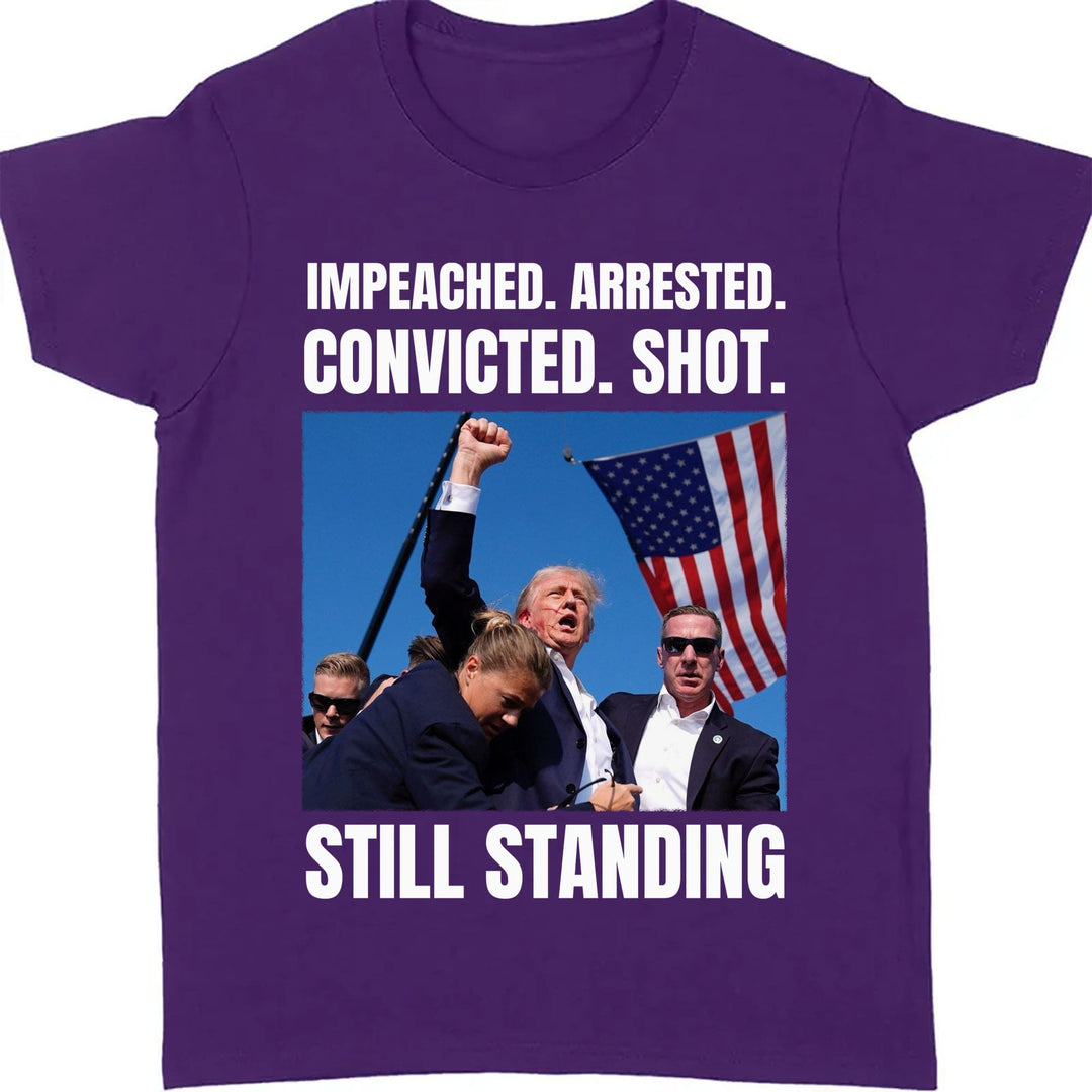 Trump Still Standing | Trump Fight 2024 Shirt Pennsylvania Rally | Donald Trump Shirt Dark T1160 - GOP