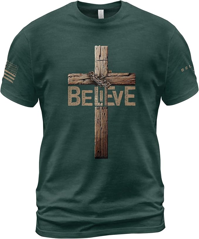 Believe Shirt, Jesus Shirts for Men