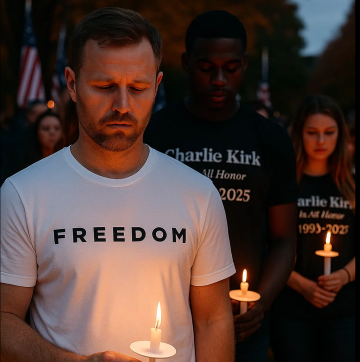 Charlie Kirk Forever in our Hearts T-Shirt (1993–2025)