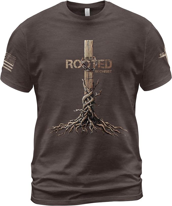 Rooted in Christ Shirt, Jesus Tshirt