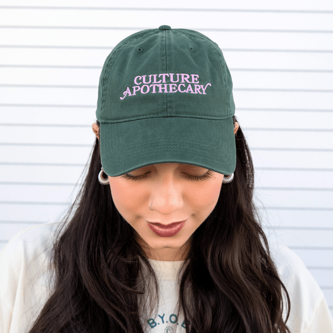 Culture Apothecary Grn/Pink Dad Hat