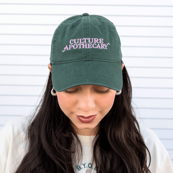 Culture Apothecary Grn/Pink Dad Hat