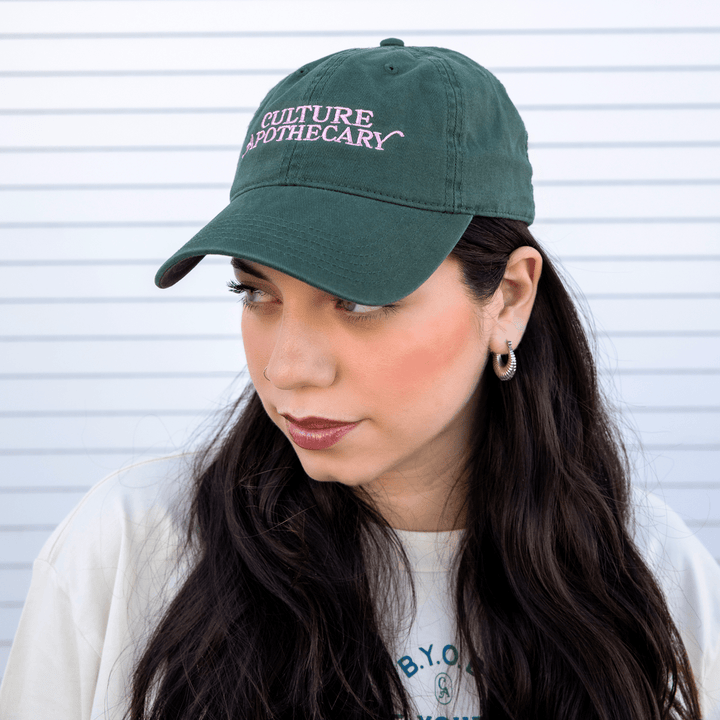 Culture Apothecary Grn/Pink Dad Hat