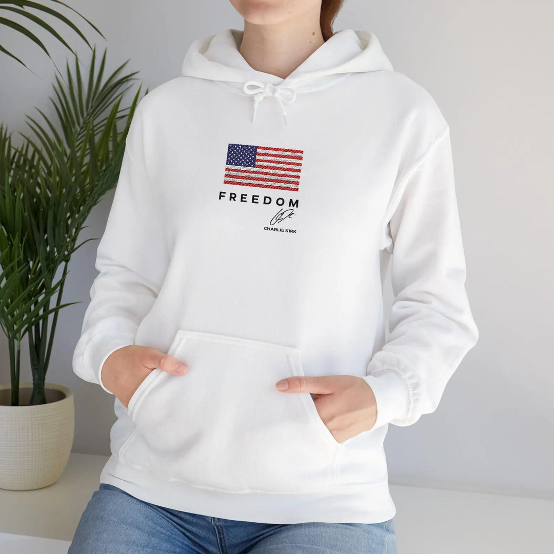 Charlie Kirk Freedom USA Hoodie