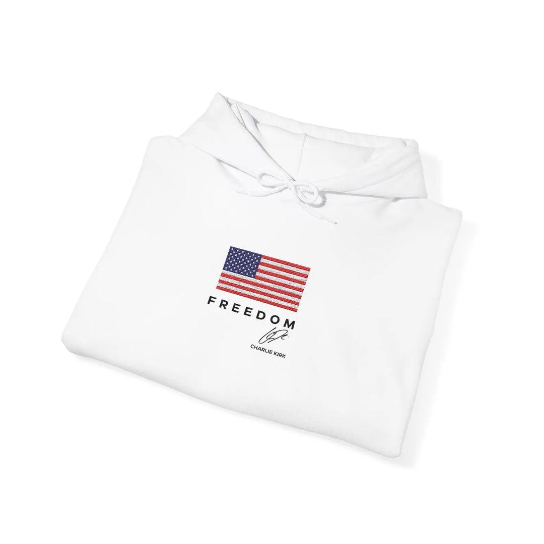 Charlie Kirk Freedom USA Hoodie